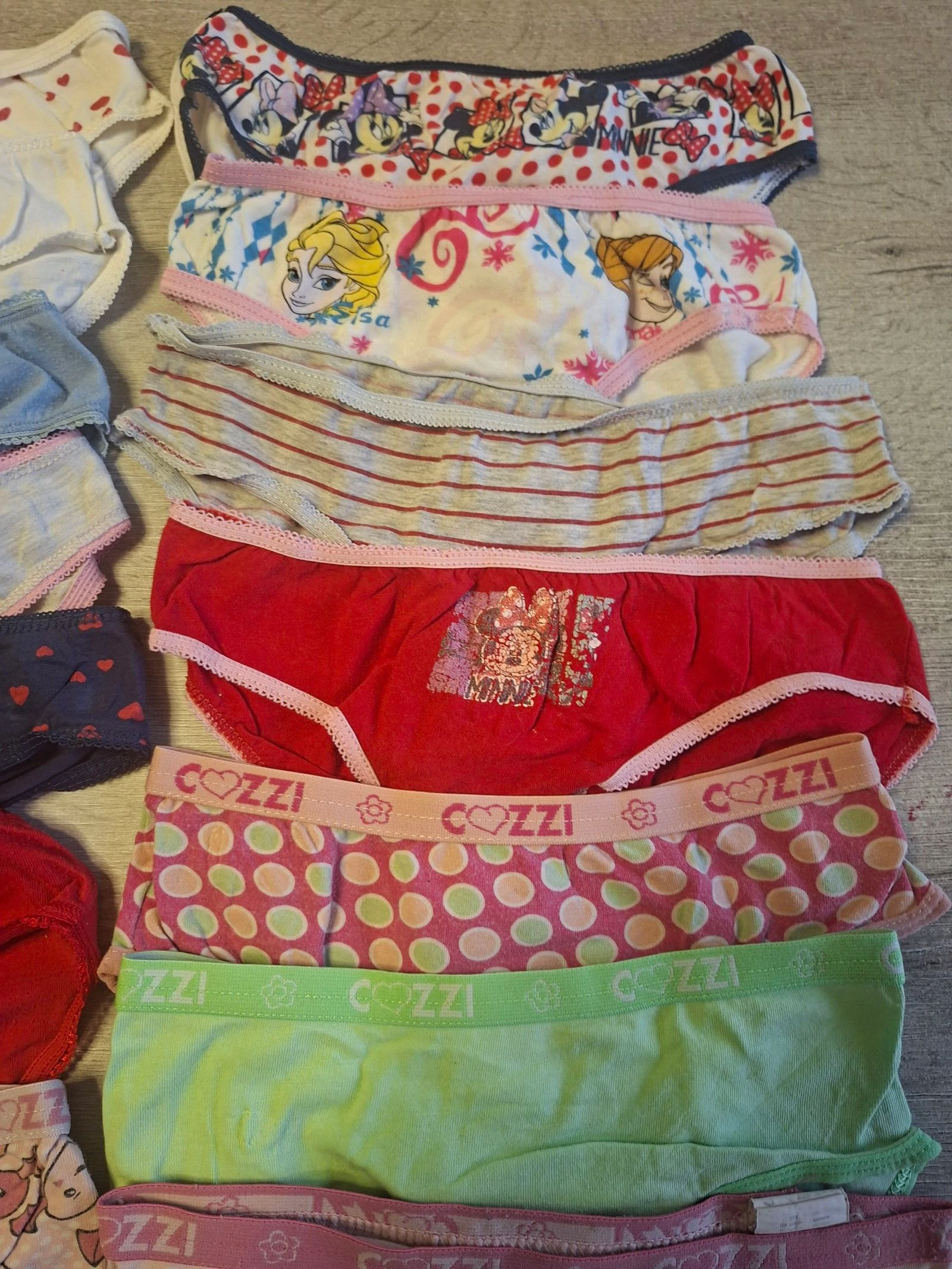 ☹F3-55☹Lot of 21 girls' panties - Size 6/8 years | Good condition & varied colors☹ – photo 3
